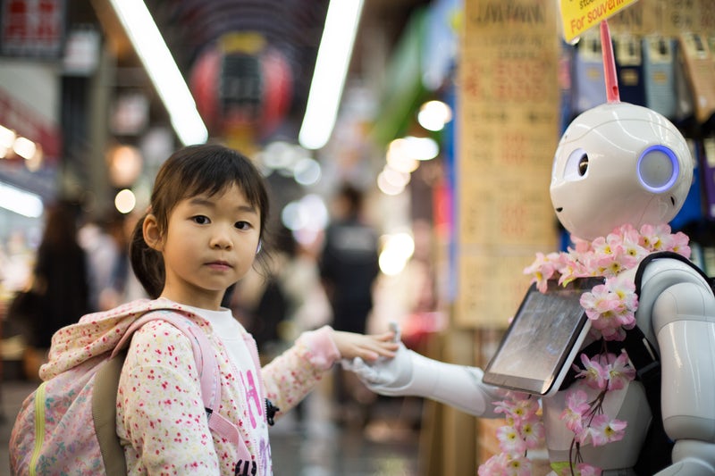 Illustration des robots de Google