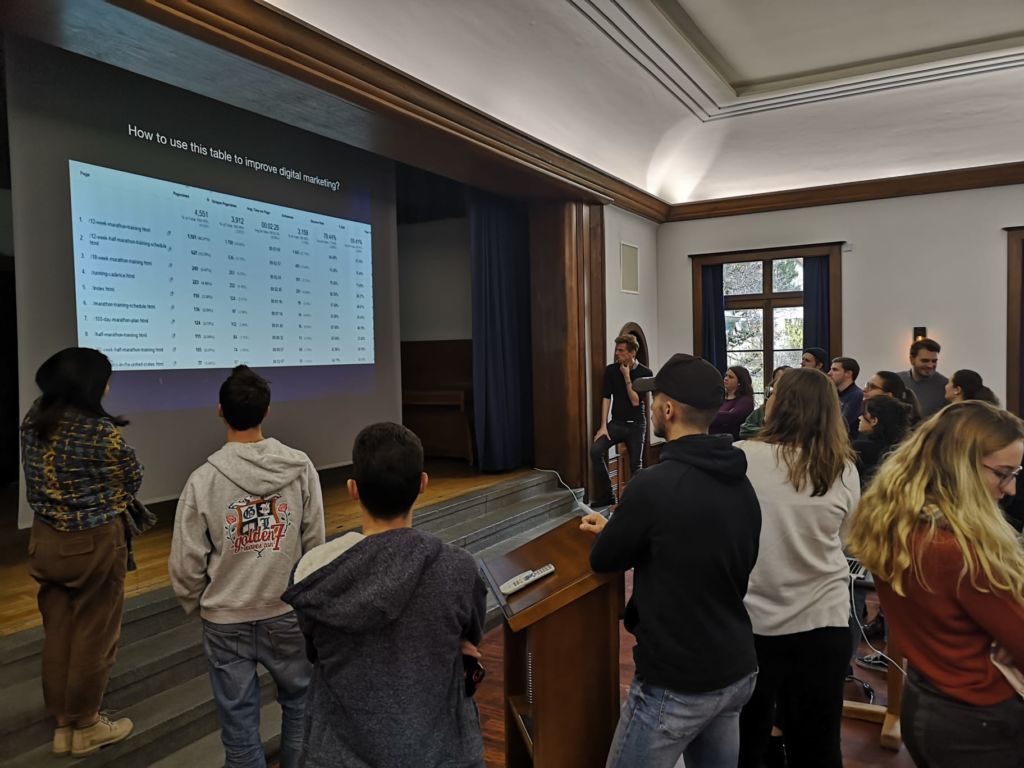 Exercice pratique pendant l'atelier Driven à la HES-SO Valais